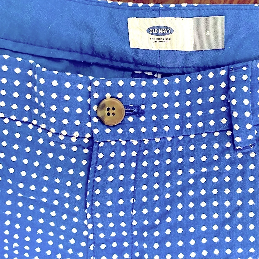 Shorts • Old Navy Shorts Blue & White dots